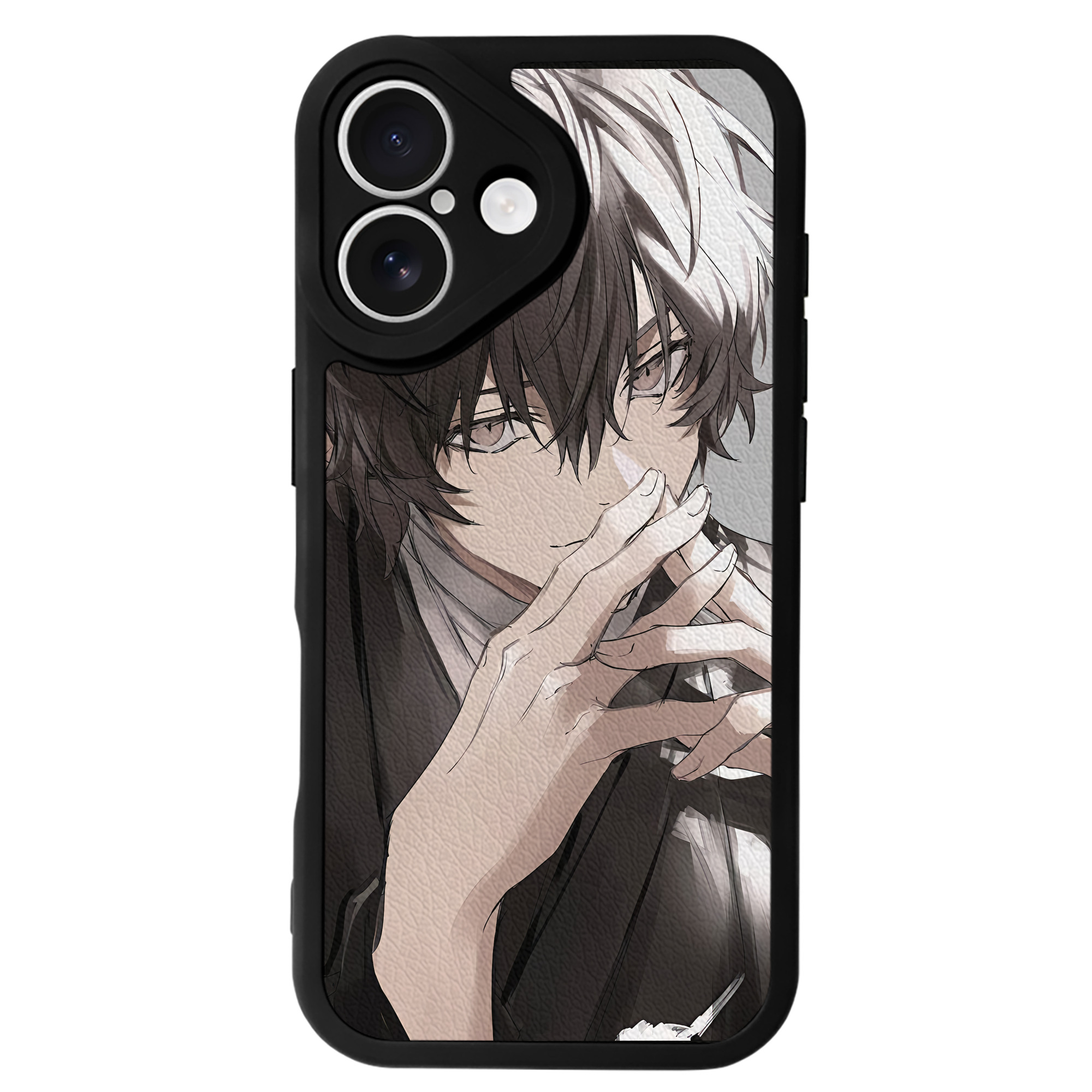 （画像用） 文豪ストレイドッグス Bungo Stray Dogs 【iPhone 16シリーズ対応】シリコンスマホケース（レザー調） 材質：シリコン